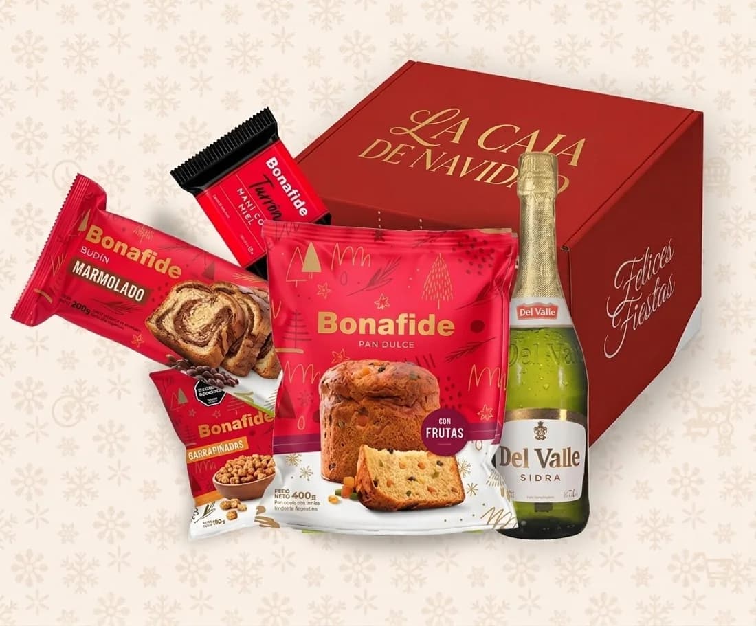 Caja Brindis: caja con sus productos