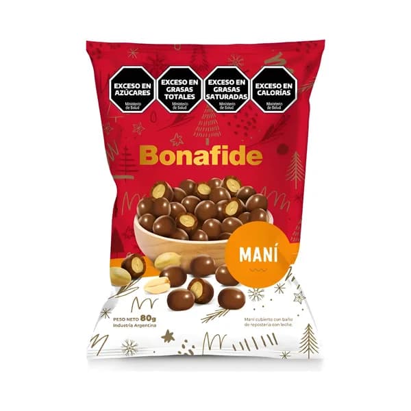 Maní con chocolate Bonafide