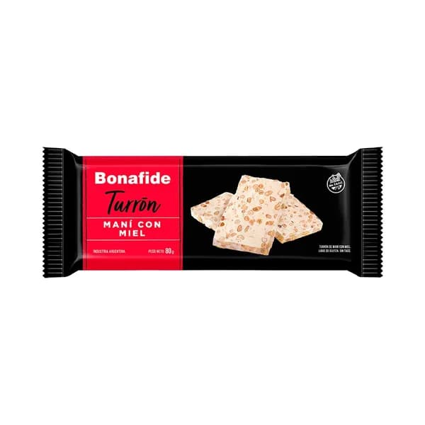 Turrón de maní Bonafide